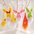 6pcs Easter Bunny Doll Faceless Gnomes Rabbit Dwarf Dolls Ornaments