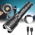 Most Powerful Led Flashlight High Power Torch Light Rechargeable,p99