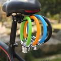 Bicycle Lock Ring Lock Anti-theft Cable Lock Mini Bicycle Lock Green