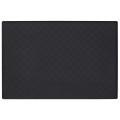 Pet Placemat for Dog and Cat, Mat for Prevent Overflow, 48x30cm Black