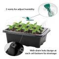 6-pack 12 Cells Seed Trays , Adjustable with Dome and Base Grow Trays
