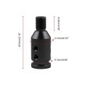 Aluminum Knob Adapter for Non Threaded Shifters 12x1.25mm (black)
