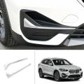 Abs Chrome Replacement Fog Light Trim Strips For-bmw X1 F48 2020