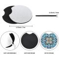 Sublimation Car Cup Blanks Mat for Diy Car Coasters Painting,15pcs