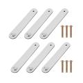 6 Pcs Leather Drawer Pull Wardrobe Door Handle for Cupboard Drawer C