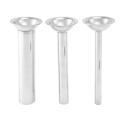 4pcs Stainless Steel Sausage Stuffer Filling Tubes Funnels Nozzles