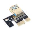4pcs Usb 3.0 Pci-e Riser 1x 4x 8x16x Extender Riser Adapter Card