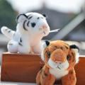 3 Pieces Plush Keychain Stuffed Animal Tiger Toy Animal Charm Keyring