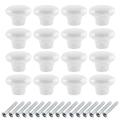 16 Packs Ceramic Cabinet Knobs, with Screws for Home Kitchen
