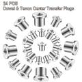 24pcs Dowel and Tenon Center Transfer Plugs for Woodworking Tool