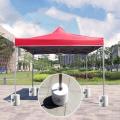 Outdoors Gazebo Tent Weight Feet Drum Fill with Water Or Sand White