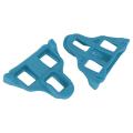 6 Road Bike Self-locking Pedals Lock Cleats for Shimano Spd,blue