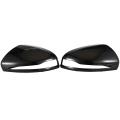 Car Black Exterior Rearview Mirror Cover Side Mirror Cap