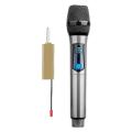 Wireless Mic with 6.35mm Plug Rechargeable for Singing/karaoke Etc