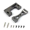 Metal Steering Servo Fixed Mount Bracket for Wpl 1/16 B1 B14,gray