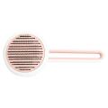 Hollow Hair Removal Pet Comb Stainless Steel Needle for Dogs Pink