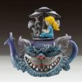 Handmade Art Cat Teapot Devil Cat Creative Home Desktop Decorations F