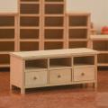 1/12 Dollhouse Miniature Furniture Wooden Tv Cabinet for Dollhouse