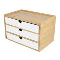 Multi-layer Storage Supplies Nan Bamboo Board Storage Box B