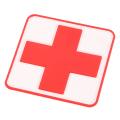 Erste Hilfe Pvc Rotes Kreuz Haken Klettverschluss Abzeichen Patch