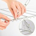 Multifunctional Clothes Drying Rack, 100 Clips Stainless Steel
