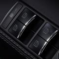 7pcs Car Chrome Interior Door Switch Styling Trims for Tesla