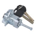 Left Driver Door Lock Barrel with 2 Keys for -bmw E46 325ci 325i
