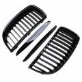 Car Gloss Black Front Bumper Radiator Grilles Grill For-bmw 3 Series