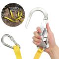 3x Safety Lanyard, Outdoor Climbing Protection with Large Snap Hooks