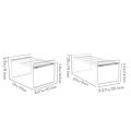 Stackable Kitchen Cabinet Rack Countertop Shelves for Pantry (s)