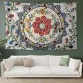 Mandala Wall Tapestry Floral Medallion Bedroom Decor 75x100cm