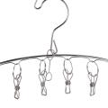 3 Pack Stainless Steel Laundry Drying Clothes Hanger with 10 Clips
