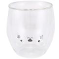 Double-layer Coffee Cup Glass Child Girl Cat
