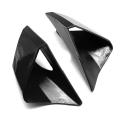 2pcs Black Motorcycle Wing Protector Fairing Winglets Fin Trim Cover