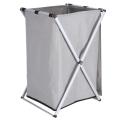 X-shape Collapsible Dirty Clothes Laundry Basket Oxford Cloth -b