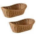 2x 11 Inch Storage Basket for Food Fruit Cosmetic Storage Table Top