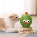 Cat Scratcher Toy Cactus Cat Scratching Ball Fun for Cats and Kitten