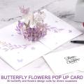 Butterfly 3d Greeting Cards for Women Girl Daughter, Mothers Day