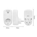 4 Pcs Wireless Remote Outlet Switch Set for Lights Fans Small Us Plug