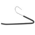Open End Trouser Hangers Pant Hanger with Non-slip Foam Black 5-pack