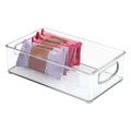 3 Pack Plastic Refrigerator Food Storage Bins,for Snacks,10 Inch Long