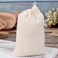 50 Pack Cotton Muslin Bags for Tea Jewelry Wedding Party (4x6 Inches)