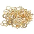 450pcs Ring Eye Copper Crimp Terminal Cable Insulation Assortment Kit