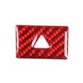 Warning Light Switch Button Cover Trim Sticker Frame,red