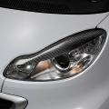 Car Carbon Fiber Headlight Eyebrow for Mercedes-benz Smart Fortwo
