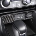 Carbon Fiber Car Usb Charging Switch Knob Panel Frame Trim Interior