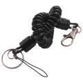 Lobster Clasp Spring Stretchy Coil Cord Strap Keychain Key Chain Rope
