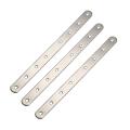 Metal 8 Holes Flat Straight Design Corner Brace Angle Bracket 250mm