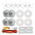 21pcs Washable Hepa Filter Mop Cloth Main Side Brush Accessories Kit