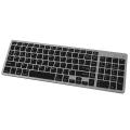 Wireless Bluetooth Keyboard for Laptop Pc Windows Ios Black